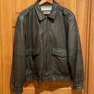 Wilson Leather Mens bomber jacket- great condition